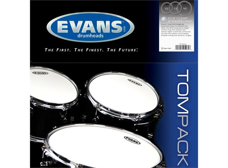 Evans EC2SCLR-R clear tompack rock ETP-EC2SCLR-R